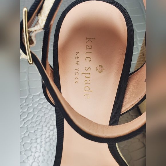 Kate Spade Platform Raffia Sandals - Picture 4 of 9
